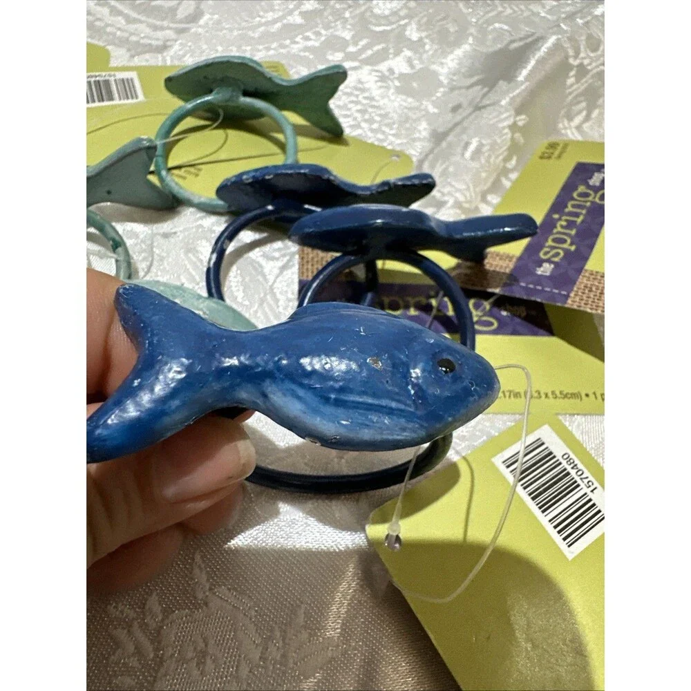 Napkin Metal Fish Ring Holders